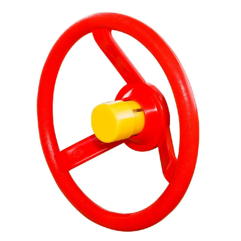 KBT Steering Wheel Red with a Yellow Horn
