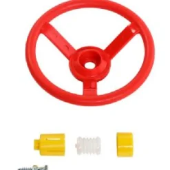 KBT Steering Wheel Red with a Yellow Horn