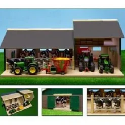 Kids Globe Cattle and Machinery Shed.