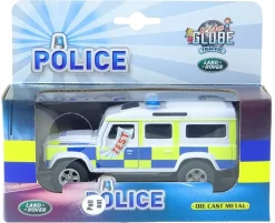 Kids Globe Die Cast Police Landrover with Light