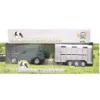 Kids Globe Landrover Defender and Stock Trailer