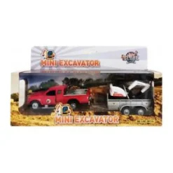 Kids Globe Pick Up, Trailer and Mini Excavator