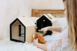 Legler Rabbit Hutch with Enclosure, Rabbit and Accessories