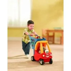 Little Tikes Cozy Shopping Cart Red and Yellow