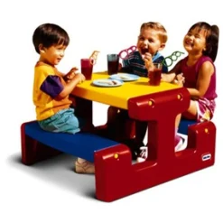 Little Tikes Junior Picnic Table Primary