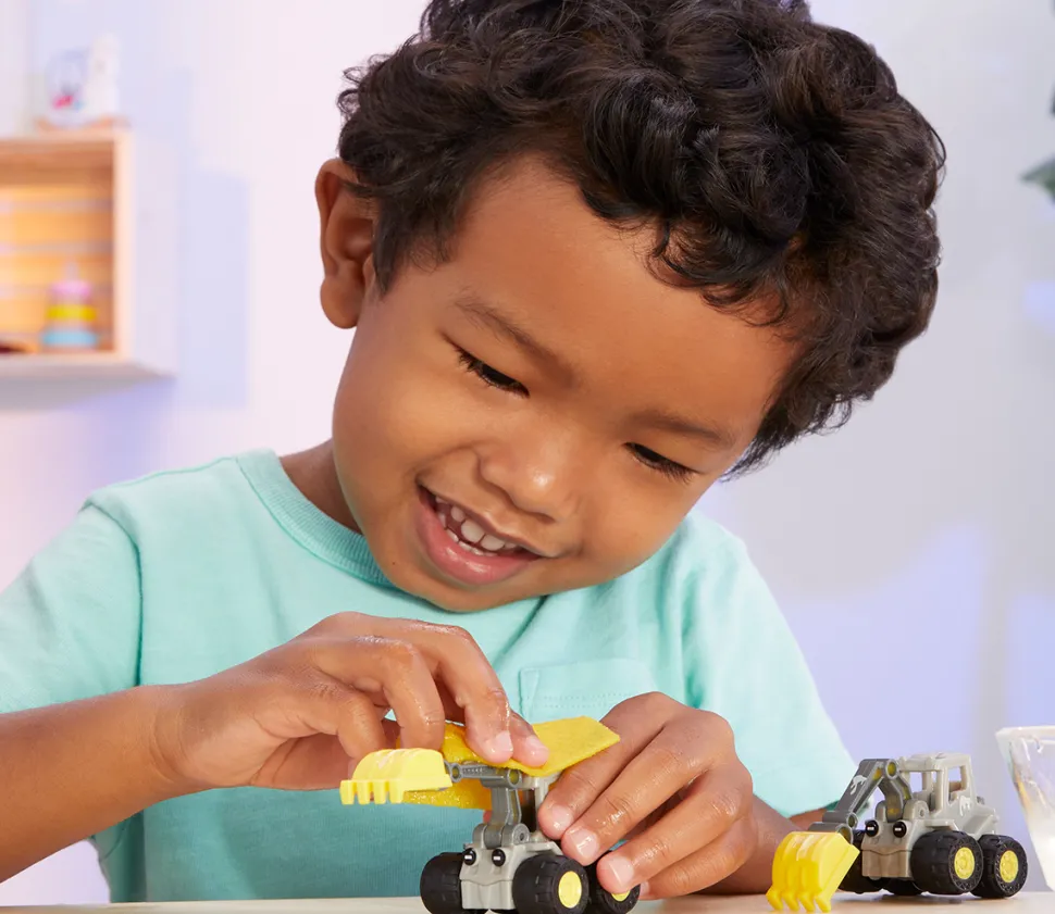 Little Tikes Lets Go Cozy Coupe Construction Vehicle Set