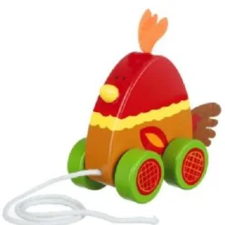 Orange Tree Toys Pull Along Chicken