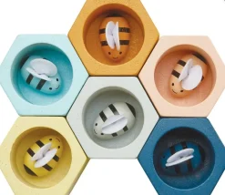 Plan Toys Beehives with Wooden Bees