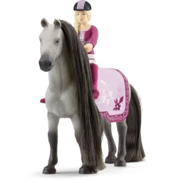 Schleich Beauty Sofia and Dusty Horse with Mane and Tail Set 42584