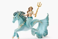 Schleich Mermaid Eyela on her underwater Horse