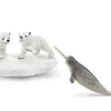 Schleich Polar Playground with Bear Cubs and Narwhale Set 42531