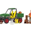 Schleich Working in the Forest Farmer with Vehicle 42659