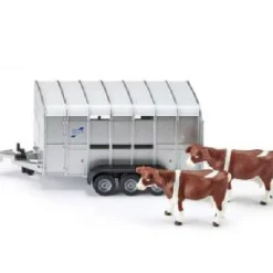Siku Ifor Williams Livestock Trailer and Cows 1:32 scale