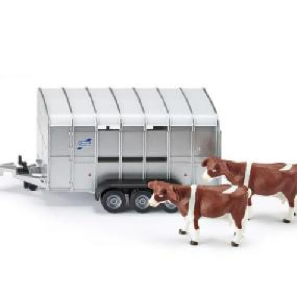 Siku Ifor Williams Livestock Trailer and Cows 1:32 scale
