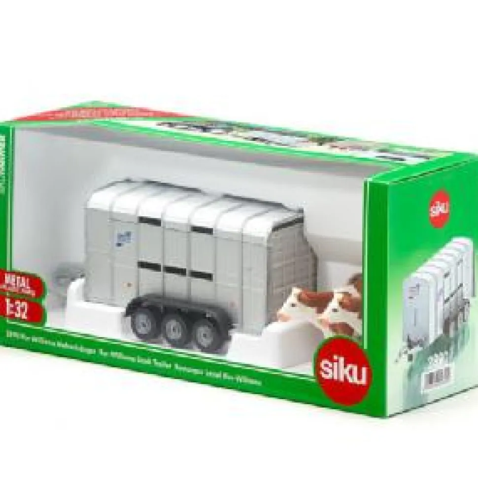 Siku Ifor Williams Livestock Trailer and Cows 1:32 scale
