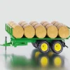Siku Trailer for Round Bales with 15 Bales 1:32 scale