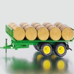 Siku Trailer for Round Bales with 15 Bales 1:32 scale