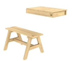 Table and Bench Cottage Playhouse Accessory