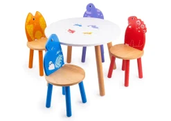 Tidlo Stegosaurus Dinosaur Wooden Chair