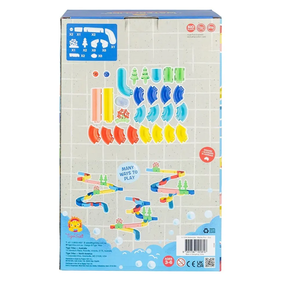 Tiger Tribe Marble Water Run and Slide with Trees