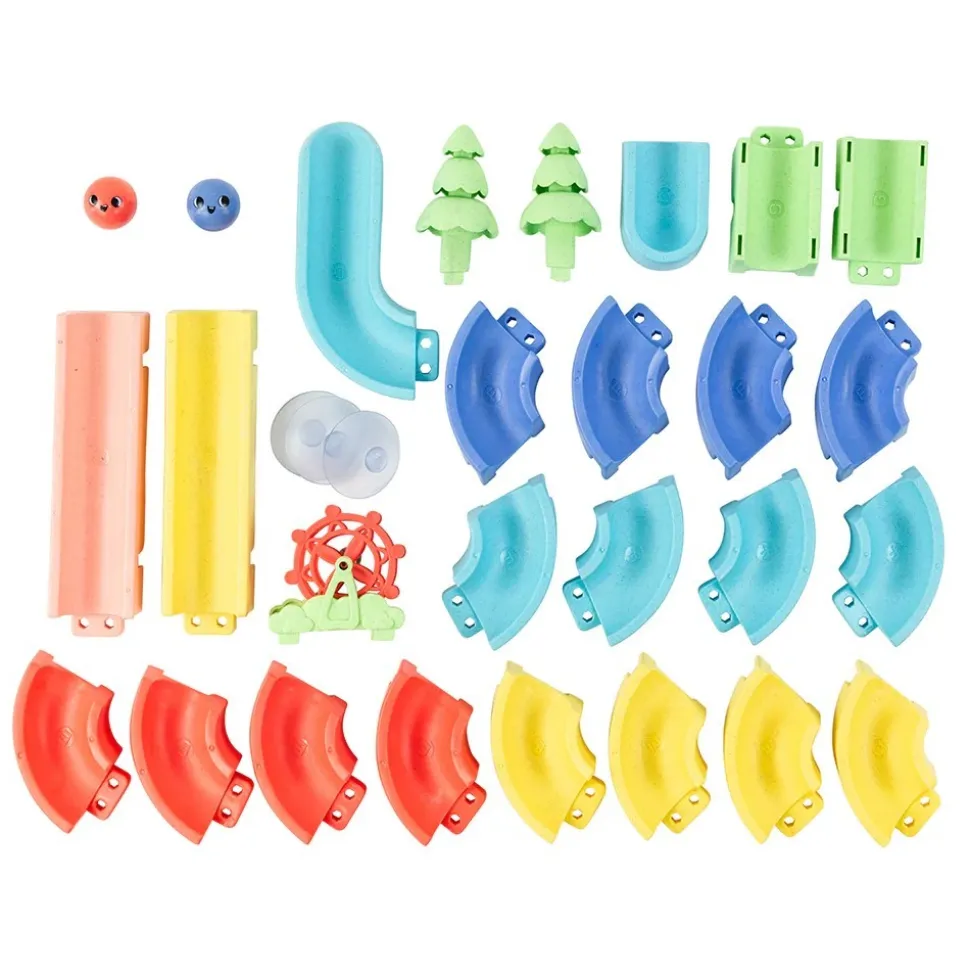 Tiger Tribe Marble Water Run and Slide with Trees