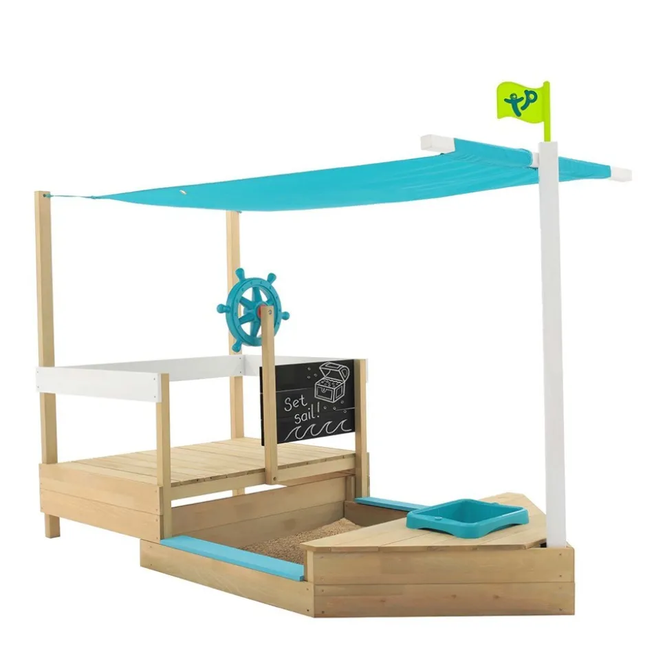 TP Ahoy Wooden Sand Pit Play Boat