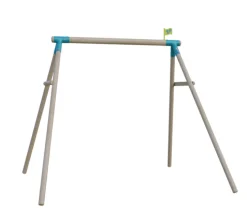 TP Compact Wooden Swing Frame Double