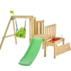 TP Forest Toddler Wooden Climbing Frame, Swing and Slide Set