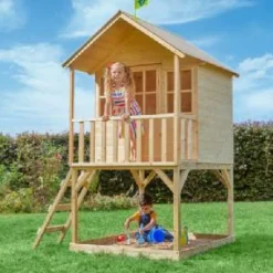 TP Hill Top Wooden Tower Playhouse