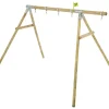 TP Knightswood Wooden Swing Frame Double and Extension