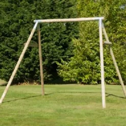 TP Knightswood Wooden Swing Frame Double