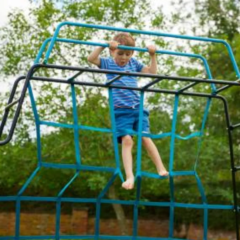 TP Monkey Bridge with Cargo Net Black