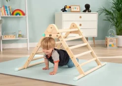 TP Pikler Style Wooden Climbing Triangle