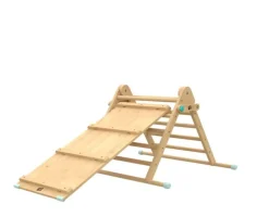 TP Pikler Wooden Toddler Climbing Triangle and Slide Board