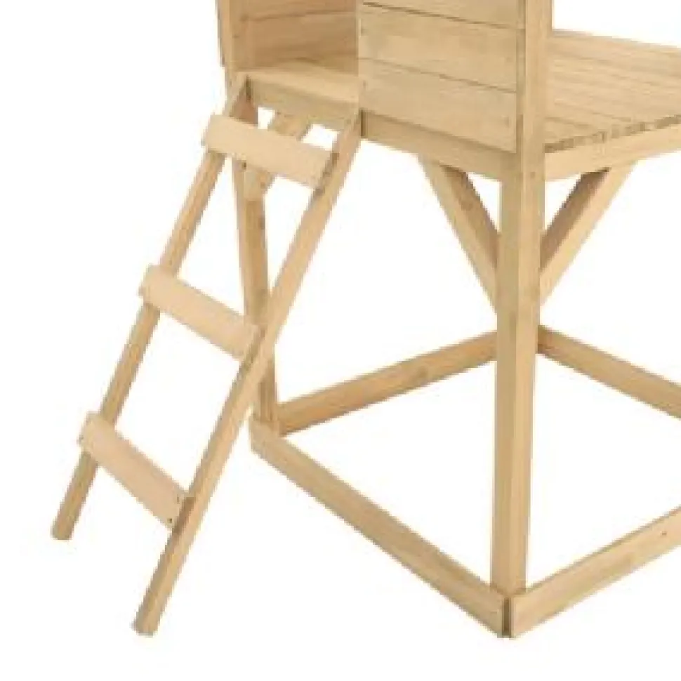 TP Treehouse Wooden Play Tower + Slide