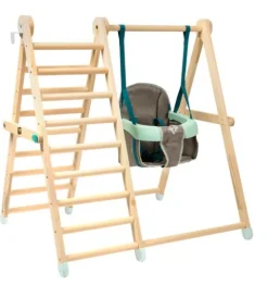 TP Wooden Climb and Swing Frame