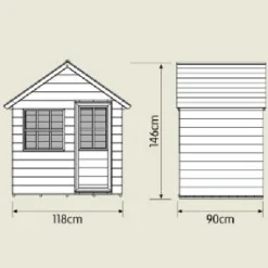 TP Wooden Hideaway Playhouse