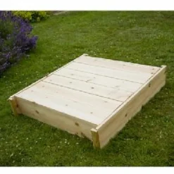 TP Wooden Lidded Sandpit