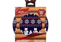 Waboba Wingman Silicon Flying Disk Ugly Sweater Christmas Design