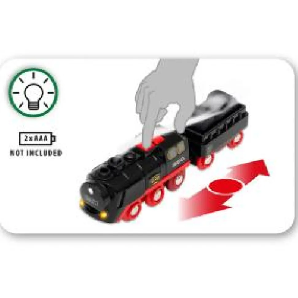 Brio World Battery Operated Steaming Train 33884