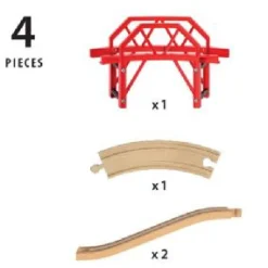 Brio World Curved Bridge 33699