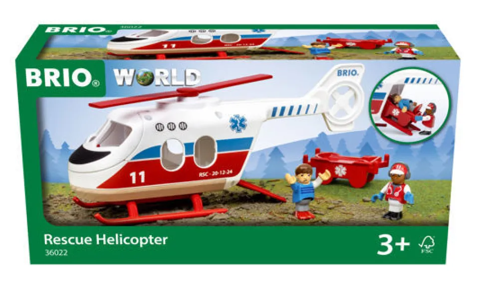 BRIO World Rescue Helicopter 36022
