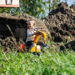 Falk 360 Digger Excavator with opening seat, trailer with sieves and sand tools Age 3+ 140A