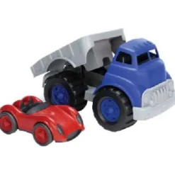 Green Toys Flatbed Truck and Race Car