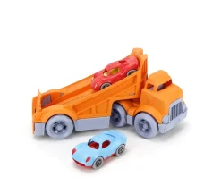 Green Toys Racing Truck with Ramp and Cars