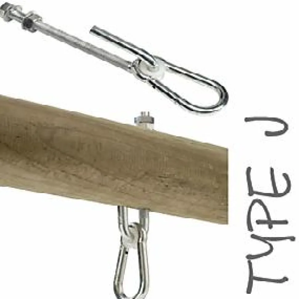 KBT Swing Hook Through J shaped