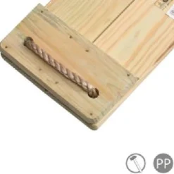 KBT Wooden Swing Seat Basic Polypropylene Ropes