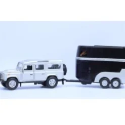 Kids Globe Landrover and Horse Trailer 1:32 scale