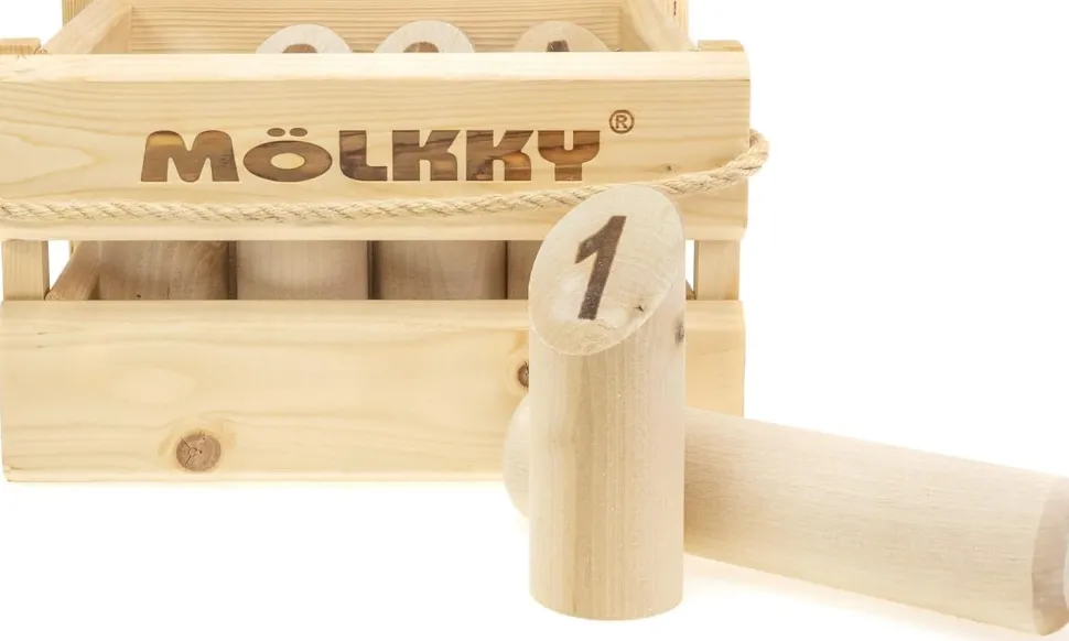 Molkky Crate Skittle Game