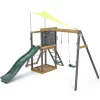 Plum Siamang Wooden Play Centre Climbing Frame and Swing